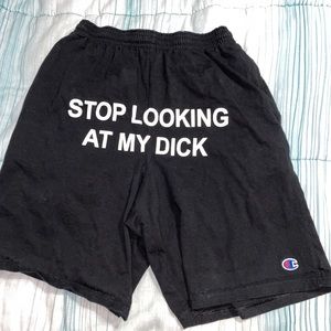 Pizza slime stop looking shorts